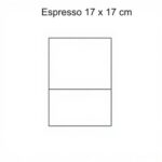 Espresso 17 x 17 cm – Διπλωμένη - Image 2